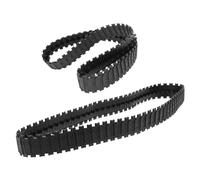 ADOCARN 2pcs Rubber Tank Tracks for Easy Installation Replacement Parts for Robotic Projects Compatible Rc Models