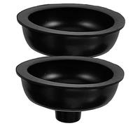 ADOCARN 2Pcs Rubber Toilet Plunger Replacement Heads Bathroom Accessory Force Cup for Household Clog Removal and Versatile Blockage Clearing