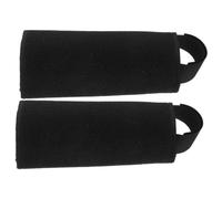 ADOCARN 2pcs Soft Walker Handle Cushions Arched Ergonomic Forearm Pads, Silicone and Cloth Material, Easy Installation, Anti-slip Dot Texture for Walking Canes and Bicycle Handlebars,