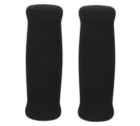 ADOCARN 2pcs Sponge Handle Adult Nonslip Crutch Grips Walk Handle Cushion Senior Elderly Spongy Cane Pad Hand Foam Brown Black