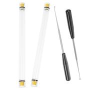 ADOCARN 2pcs Stainless Steel Fish Hook Remover Extractor Practical Design Fits The Palm Fishing Disgorger Tool for Outdoor Fishing