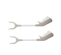 ADOCARN 2pcs Trash Pliers Flexible Grabber Tool for Seniors Long Reach Reacher Tool for Items and Garden Cleaning