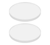 ADOCARN 2pcs Water Meter Covers Tempered Glass Top, Antifreeze Design for Outdoor Use, 76x6mm Replacement Shields Ensuring Monitoring of Meter Readings, Suitable for Small Businesses