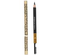 ADOCARN 2Pcs Waterproof Dual-Ended Eyebrow Pencil with Soft Brush, Leopard Print Brow Liner Pen for Women, Precise Eyebrows Shaper Makeup Tool for Natural Brow Styling