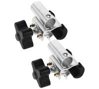 ADOCARN 2pcs Wheelchair Tray Table Fixture Attachments with Universal Compatibility and Lightweight Design Metal and Plastic Material for Dining and Writing Support
