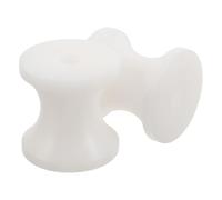 ADOCARN 2pcs White Nylon Pivoting Boat Anchor Bow Roller Replacement Wheels for Yacht and Boat Trailer Marine Accessories Resistant to Deformation and Protects Anchor Line from Abrasion