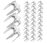 ADOCARN 300pcs Silver 5mm Five Pointed Star Claw Rivets for Clothing