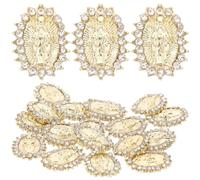ADOCARN 30pcs Mary Nail Charms Jewelry for Nail Art Decorations Gems Charms for DIY Supplies