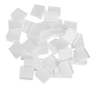 ADOCARN 30pcs Rc Airplane Nylon Hinges Heavy Duty Pinned Model Aircraft Replacement Parts for Fixed Wing Rc Plane Control Surface Stability and Easy DIY Assembly