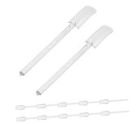 ADOCARN 32pcs Transparent Nail Practice Sticks Display Board for Nail Art Techniques Polish Organizer for Salon and Home Use Lightweight Tips Showcase
