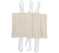 ADOCARN 3pcs Beige Cotton Cloth Door Stopper Set for Door Types No Marks Left for Quiet Learning Environment and Nursery Rooms