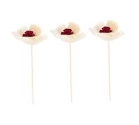 ADOCARN 3Pcs Dried Flower Diffuser Sticks for Aromatherapy Natural Rattan Material Non-Toxic and Fire-Free for Home Fragrance Decor