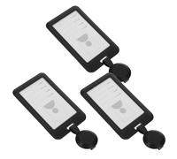 ADOCARN 3pcs Hard Plastic Badge Holder Sliding Card Case 4.32x2.75x0.20in Sliding Back Cover Protects Id from Loss Office Work Badges for Office Workers Nurses