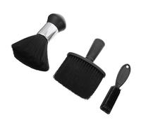 ADOCARN 3pcs Professional Barber Neck Duster Brush Lightweight Hair Cleaning Tools for Salon and Home Use Non-stimulating Soft Bristle Hairdressing Brushes