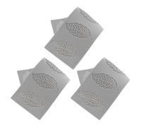 ADOCARN 3pcs Silicone Leaf Baking Molds for Fondant and Candy Flexible Moulds for DIY Baking and Dessert Decoration
