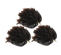 ADOCARN 3sets Strands Spring Braided Hair Extensions Dreadlock Wig for Women Twists Crochet Afro Twist
