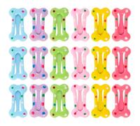 ADOCARN 40pcs Colorful Mini Hair Barrettes: Children'S Hair Accessories - Kawaii Bone Snap Clips For Toddler Bangs And Everyday Styling