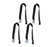 ADOCARN 4pcs Cam Buckle Tie down Straps for Cargo and Luggage with High Strength Polypropylene Webbing and Sturdy Zinc Alloy Buckles, Adjustable 2.5x50cm Straps for Storage and Logistics