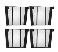 ADOCARN 4pcs Horse Leg Fly Boots: Anti-Slip Breathable Horse Leg Fly Boots - Mesh Leggings & Mosquito Protection For Summer Outdoor Activities