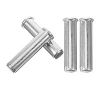 ADOCARN 4pcs Metal Weight Blocks Fitness Weighted Blocks Detachable Design Increases Training Intensity Silver Professional Steel Wire Jump Ropes for Advanced Training