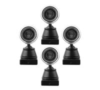 ADOCARN 4pcs Mini Traffic Signal Lights Green DIY Model Train Signal Lamp Set for Sand Table, Railroad Scenery, Micro Landscape Decoration