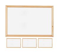 ADOCARN 4Pcs Portable Small Whiteboard Desktop Memo White Board Notepad Reusable Writing Drawing Board for Kids Students and Office