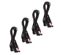 ADOCARN 4pcs Replacement Lead Wires with Pin Connectors for Therapy Machines PVC Copper Construction Stable High-Performance Electrode Cables for Massage and Neuromuscular Devices