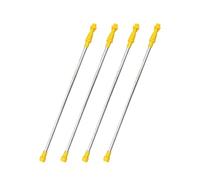 ADOCARN 4pcs Stainless Steel Extendable Agricultural Sprayer Poles Flexible Telescopic Replacement Rods for Garden Spraying High Reach Compatible with Electric Sprayers Easy to Install
