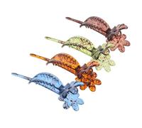 ADOCARN 4pcs Vintage Flower Hair Forks for Women Lightweight Hairpins for Low Bun Chignon Styles Comfortable Secure Hair Accessories for Occasions