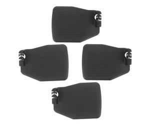 ADOCARN 4pcs Wheelchair Footplates Replacement in Sturdy Abs Material Widened and Lengthened Design for Greater Stability and Comfort Suitable for Drive Wheelchair Use at Homes and Nursing