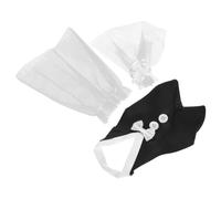 ADOCARN 4pcs Wine Bottle Wedding Covers for Romantic Occasions, Cloth Material with Elegant Refined Colour Schemes, Easy to Remove and Clean, Wedding Decor and Kitchen Dining Accessory