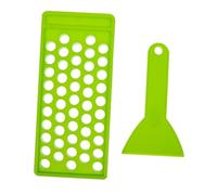 ADOCARN 50holes Lip Balm Kit with Filling Tray Create Your Own Lip Balm Containers Includes Spatula for Even Mixing for Crafting and Moisturizing
