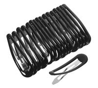ADOCARN 50pcs Black Metal Snap Hair Clips for Women and Teens No Slip Design with Shape Retention Hair Accessories for Daily Wear and Holidays
