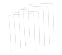 ADOCARN 5pcs Croquet Metal Goal Hoops Set, Iron Wire Lawn Game Wickets for Outdoor Backyard Play, Sturdy Replacement Croquet Gates for Family Garden and Patio