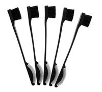 ADOCARN 5pcs Double-sided Makeup Brush Lamination Lash Comb Separator Ergonomic Grip for Precision for Home Professional Use