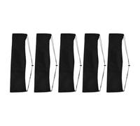 ADOCARN 5pcs Nylon Tripod Storage Bag Light Stand Container Portable Easy to Open and Close Black Photography Carry Case for Camera Tripod