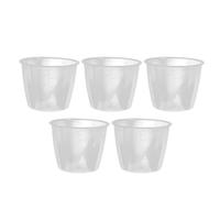 ADOCARN 5pcs Plastic Measuring Cups 160ml with Scale for Kitchen Use, Versatile Flour and Rice Measuring Containers Suitable for Boiling and Cooking