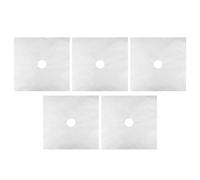 ADOCARN 5pcs Stove Covers Gas Stovetop Protection Pads 14.5x11.5in Ptfe Easy to Clean Reusable Kitchen Tool Gas Stove Protectors for Home Cooking