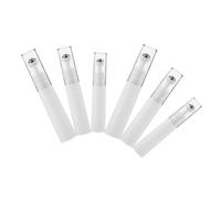 ADOCARN 6 Pcs Empty Roller-on Bottles Set for Eye Cream and Essential Oils, 5ml 10ml 15ml Vacuum Refillable Travel Bottles with White Roll-on Applicator for Facial Serum and Massage