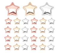 ADOCARN 600pcs Star Loose Beads Christmas Spacer Bead Plastic Necklace Pendant for Holiday Ornaments Craft Bracelet Necklace Jewelry Making Supplies