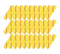 ADOCARN 60pcs Flexible Baseball Pattern Adhesive Bandages with Stable Wearing Effect, Non-Woven Fabric Material for Baseball Matches and Outdoor Activities, Stylish Athletic Printed Wound