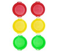 ADOCARN 6pcs Boys and Girls Beach Sand Sifter Toys Interactive Plaything for Outdoor Fun Bright Colors for Creative Sand Adventures and Beach Party Activities