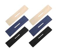 ADOCARN 6pcs Easy Hair Bun Maker Lazy Hair Bun Maker 13.36x4.52x0.20in Stylish Cloth and Iron Wire Tools for Creating Updos Accessories