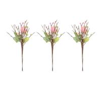 ADOCARN 6pcs Fake Eggs Branches Artificial Easter Stems Assorted Color Metal Foam Cloth Paper Rustic Vivid Decorative Easter Decorations