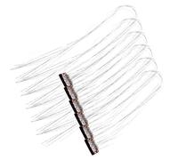 ADOCARN 6pcs Hair Tinsel Kit Sparkling Silver Extensions Glitter Strands for Women DIY Hair Accessories Birthday Party Cosplay Holiday Styling