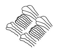 ADOCARN 6pcs Metal Hair Side Combs Durable Hair Styling Tools for Elegant Updos Vintage Hairstyles User-friendly Accessories for Brides and Special Occasions