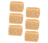 ADOCARN 6pcs Mini Hayrick Miniature for Dollhouse Realistic Artificial Hayrick Bales Compact Design