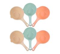ADOCARN 6pcs Portable Water Ladle Household Water Scoop Thickened Pp Time-Saving Ergonomic Design Delicate Craftsmanship for Kitchen and Wash Vegetable