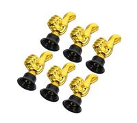 ADOCARN 6pcs Trophy of Honor Trophy Cup Winner Trophy Bulk Award Mini Thumb Trophy Trophies for Party Favors Trophy Ornament Small Trophy Trophy Plastic Golden re-usable