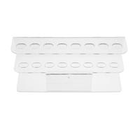 ADOCARN 8-Hole Acrylic Eyelash Tweezers Holder Storage Stand Makeup Tweezers Rack for Eyelash Extension Tools and Manicure Accessories Organizer